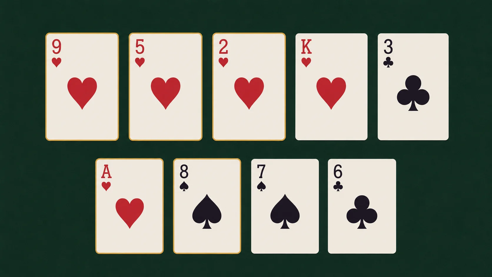 Правило Омахи — комбинация собирается из двух карт руки и трёх карт доски